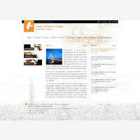 適合有方形Logo的單位，選單10個以下。
header背景圖片可更換，如果插入banner則無法點擊。
footer背景無法更換